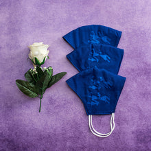 Load image into Gallery viewer, Hand Printed Cotton Masks - Set of 3 -(assorted)