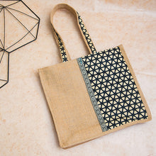 Load image into Gallery viewer, Jute Bag - Half & Half