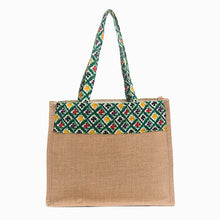 Load image into Gallery viewer, Jute Bag - Cotton Patch