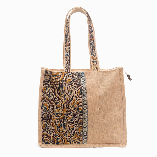 Jute Bag Half Half – Aakrutilife